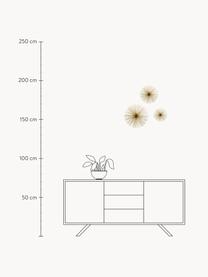 Wandobjectenset Spike van metaal, 3-delig, Metaal, Goudkleurig, Set met verschillende formaten