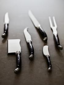 Couteaux à steak Gigaro, 4 pièces, Bois foncé, couleur argentée, long. 23 cm