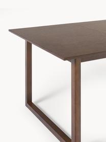 Mesa de comedor extensible Calla, tamaños diferentes, Tablero: fibra de densidad media (, Patas: madera de roble maciza la, Madera de roble pintado negro, An 160/240 x F 90