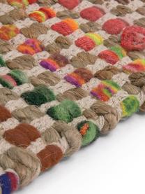 Gekleurd vloerkleed Cando van jute-mix, 60% synthetische vezels, 40% jute, Jute, multicolour, B 150 x L 200 cm (maat S)