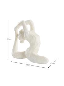 Dekorace Arabella, Polyresin, Bílá, Š 22 cm, V 18 cm