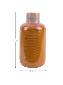 Wazon z ceramiki Bottle, Ceramika, Pomarańczowy, Ø 12 x W 23 cm