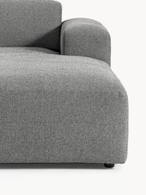 Ecksofa Melva (4-Sitzer), Bezug: 100 % Polyester Der strap, Gestell: Massives Kiefern- und Fic, Füße: Kunststoff Dieses Produkt, Webstoff Dunkelgrau, B 319 x T 195 cm, Eckteil links