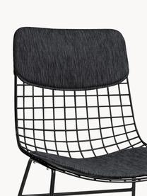 Coussins pour chaise en métal Wire, 2 élém., Anthracite, Lot de différentes tailles