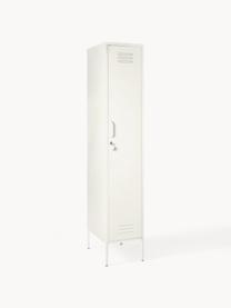 Armario pequeño The Skinny, Acero con pintura en polvo, Blanco Off White, An 35 x Al 183 cm