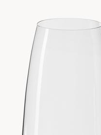 Champagneglazen Lucien van kristalglas, 4 stuks, Kristalglas, Transparant, Ø 7 x H 25 cm, 340 ml