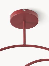 Stropná lampa Mia, Červená, Š 64 x V 67 cm