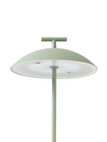 Lampa stołowa LED z funkcją przyciemniania Mini Geen-A, Metal malowany proszkowo, Zielony, Ø 20 x W 36 cm