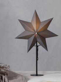 Étoile lumineuse Mixa, Anthracite, noir, larg. 34 x haut. 50 cm