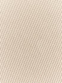 Hocker Alba, Bezug: 97 % Polyester, 3% Nylon , Füße: Kunststoff Dieses Produkt, Webstoff Beige, B 70 x H 42 cm, gebogen links