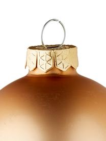 Bolas de Navidad Evergreen, Ø 6 cm, 10 uds., Marrón camel, Ø 6 cm