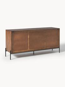 Retro komoda s vídeňskou pleteninou Vienna, Mangové dřevo, Š 165 cm, V 78 cm
