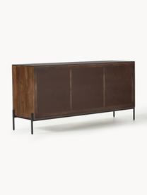 Sideboard Vienna mit Wiener Geflecht, Korpus: Massives Mangoholz, FSC-z, Mangoholz, B 165 x H 77 cm