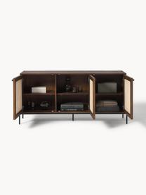 Sideboard Vienna mit Wiener Geflecht, Korpus: Massives Mangoholz, FSC-z, Mangoholz, B 165 x H 77 cm