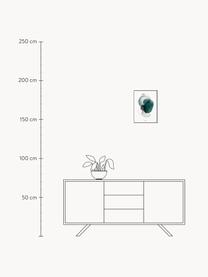 Digitálna tlač s rámom Hope, Zelená, čierna, Š 32 x V 42 cm