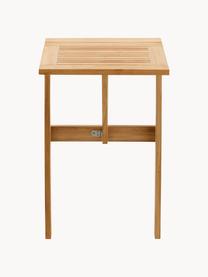 Table de jardin pliante en teck Balcony, Bois de teck, Bois de teck, larg. 45 x prof. 49 cm