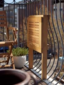 Table de jardin pliante en teck Balcony, Bois de teck, Bois de teck, larg. 45 x prof. 49 cm