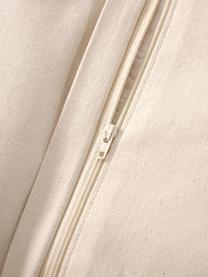 Poszewka na poduszkę z haftem Poppy, Brunatnożółty, wielobarwny, S 45 x D 45 cm