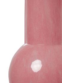Jarrón de vidrio de diseño Flamingo, Vidrio, Rosa, Ø 13 x Al 25 cm