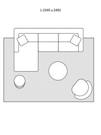 Tappeto di design Streaks, Retro: misto cotone, rivestito i, Giallo, grigio, Larg. 80 x Lung. 150 cm (taglia XS)