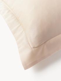 Obliečka na vankúš z bavlneného saténu Alyssa, Odtiene sivej, krémovobiela, Š 40 x D 80 cm