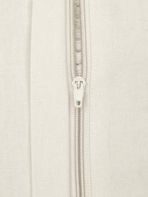 Kissenhülle Akesha mit getuftetem Zickzack-Muster, 100% Baumwolle, Off White, B 30 x L 50 cm