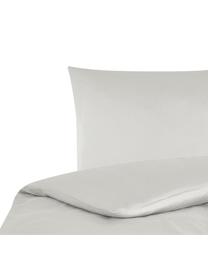 Housse de couette en satin de coton Comfort, Gris clair, larg. 240 x long. 220 cm