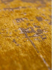 Tapis avec motif abstrait Liberty, 100 % polyester, Ocre, taupe, larg. 80 x long. 150 cm (taille XS)