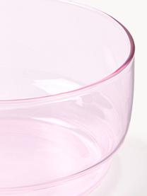 Cuencos de vidrio borosilicato Torino, 2 uds., Vidrio de borosilicato 

¡Descubre la versatilidad del vidrio de borosilicato para tu hogar! El vidrio de borosilicato es un material de alta calidad, fiable y duradero. Se caracteriza por su excepcional resistencia al calor y, por lo tanto, es ideal para tomar té o café caliente. En comparación con el vidrio convencional, el vidrio de borosilicato es más resistente a roturas y grietas y, por lo tanto, es un compañero seguro en tu hogar., Rosa claro transparente, Ø 12 x Al 6 cm