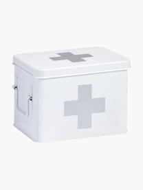 Aufbewahrungsbox Medizina, Metall, beschichtet, Weiß, B 23 x H 16 cm