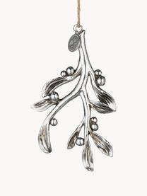 Ozdoby na stromeček Serafina Mistletoe, V 11 cm, 2 ks, Stříbrná, Š 7 cm, V 11 cm