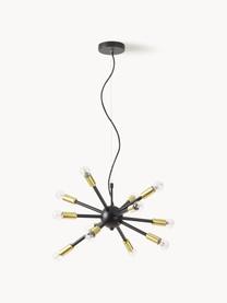 Lampa wisząca Spike, Czarny, odcienie złotego, Ø 50 cm