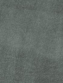Puf z frędzlami Adriana, Tapicerka: aksamit bawełniany, Szałwiowa zieleń, Ø 40 x W 40 cm