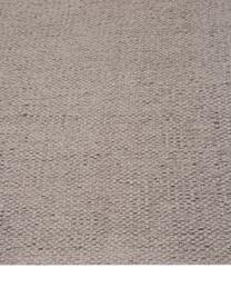 Tapis en coton fin tissé main gris Agneta, Gris