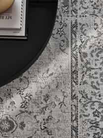 Alfombra de interior/exterior Cenon, estilo vintage, 100% polipropileno, Blanco crema, gris, An 190 x L 290 cm (Tamaño L)