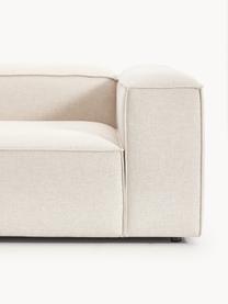 Modulares Ecksofa Lennon aus Leinen-Mix, Bezug: 50 % Viskose, 25 % Leinen, Gestell: Fichtenholz, Sperrholz, m, Füße: Kunststoff Dieses Produkt, Leinen-Mix Beige, B 327 x T 180 cm, Eckteil links