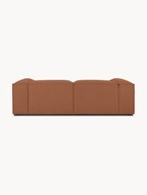 Modulares Ecksofa Lennon, Bezug: 100 % Polyester Der strap, Gestell: Massives Kiefernholz, Spe, Füße: Kunststoff Dieses Produkt, Webstoff Nougat, B 238 x T 180 cm, Eckteil links