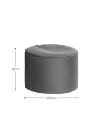 In- & Outdoor-Sitzsack DotCom, Bezug: 100% Polyacryl Dralon (ga, Dunkelgrau, Ø 60 x H 40 cm