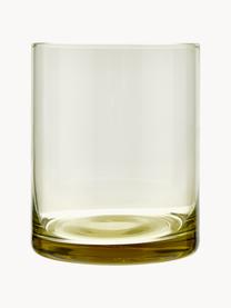 Vasos de vidrio soplado artesanalmente Desiguale, 6 uds., Vidrio soplado artesanalmente, Multicolor transparente, Ø 8 x Al 10 cm, 200 ml