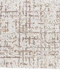 Tappeto Yava, 70% poliestere, 30% cotone (certificato GRS), Beige, marrone, Larg. 80 x Lung. 150 cm (taglia XS)