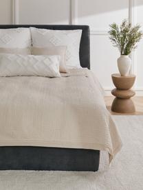 Bavlněný přehoz Stripes, Tlumeně bílá, Š 180 cm, D 250 cm (pro postele s rozměry až 140 x 200 cm)