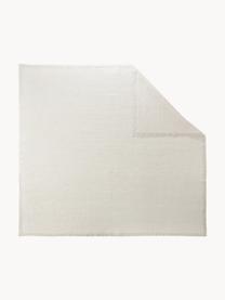 Copriletto in cotone Stripes, Rivestimento: 100% cotone, Bianco latte, Larg. 180 x Lung. 250 cm (per letti da 140 x 200 cm)