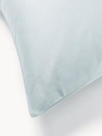 Funda de almohada de satén Comfort, Azul claro, An 45 x L 110 cm