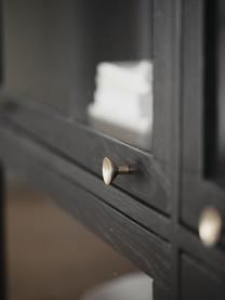 Komoda ze szklanymi drzwiami Kilmore, Czarny, S 150 x W 81 cm