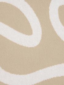 Funda de cojín de punto fino Amina, caras distintas, Algodón, Beige, blanco, An 40 x L 40 cm