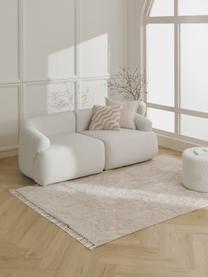 Tapis en coton tufté main Bina, Beige, larg. 80 x long. 150 cm (taille XS)