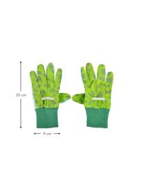 Dětské zahradnické rukavice Little Gardener, Bavlna, polyester, viskóza, PVC, Odstíny zelené, Š 11 cm, V 20 cm