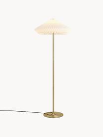 Stehlampe Paris, Lampenschirm: Kunstfaser, Weiß, Goldfarben, H 140 cm