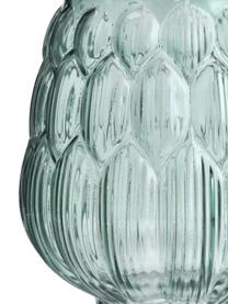 Kleine Glas Vase Berry in Petrol, Glas, Petrol, Ø 14 x H 15 cm