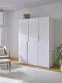 Armario modular Leon, 3 puertas (150 cm), diferentes variantes, Estructura: tablero aglomerado revest, Blanco, Interior Basic (An 150 x Al 200 cm)